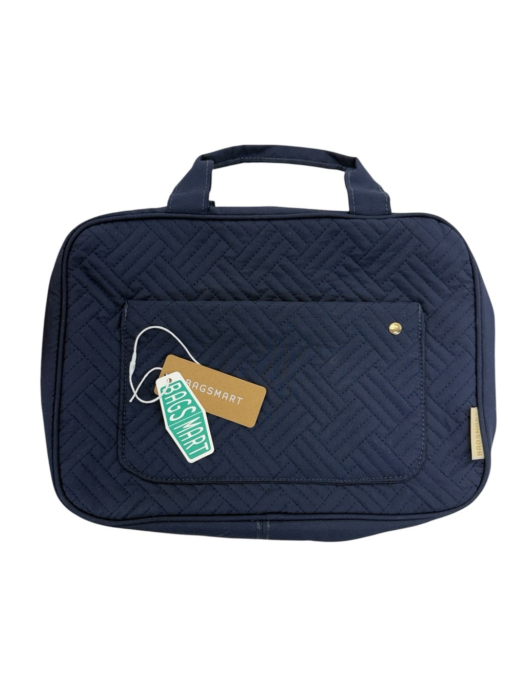 BagSmart Toiletry Bag with Hanging Hook Large Blue